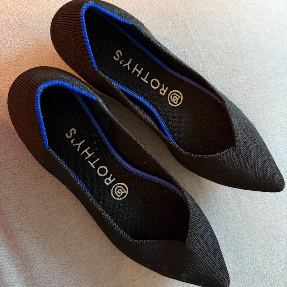 Rothy's Women's Point Black (8)
